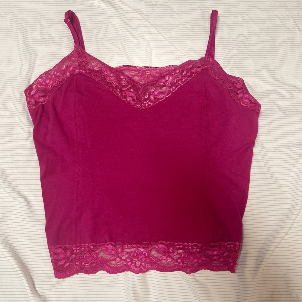 Pink vintage tank